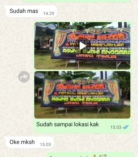 Pengiriman Papan Bunga Poris Plawad Utara