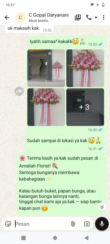 Pengiriman Karangan Bunga Poris Plawad Utara