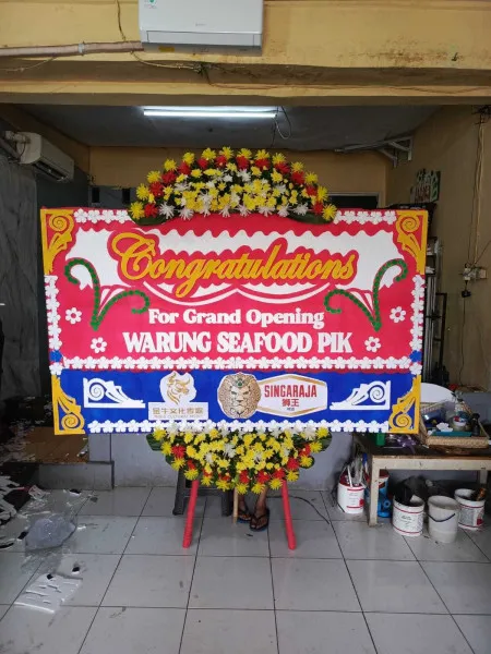 Papan Bunga Ucapan Selamat Poris Plawad Utara